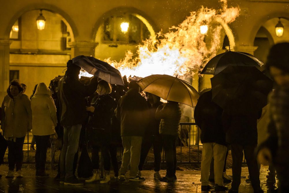 La borrasca Gloria estropea la Revetla de Sant Sebastià