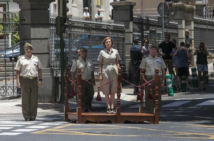 19/07/2017  EJERCITO DEFENSA   visita de la ministra de defensa María Dolores de Cospedal  a la capitanía  de canarias