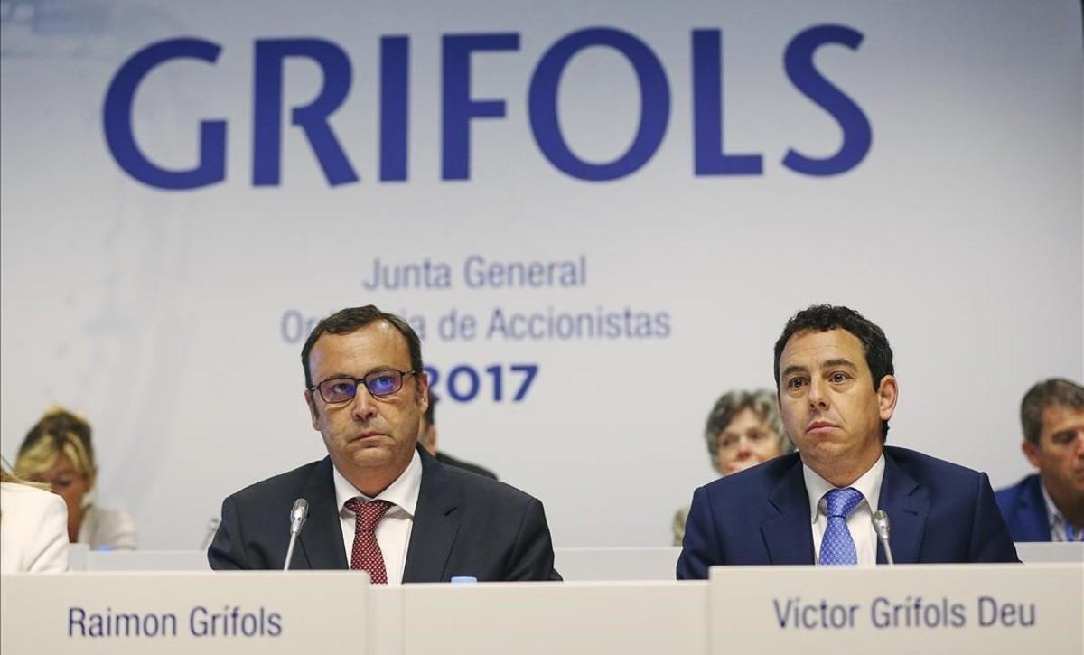 Els consellers delegats de Grifols, Raimon Grifols i Víctor Grifols Deu.