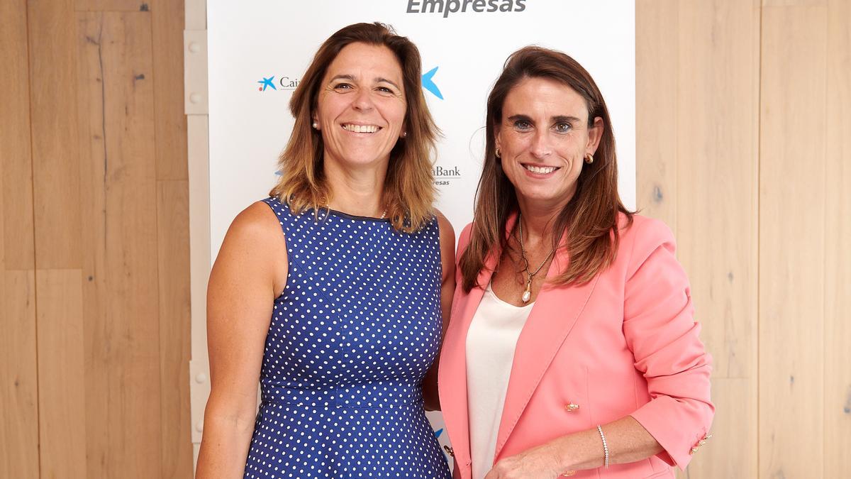 María Mariné CFO de Quality Corn Grain e Isabel Moreno, directora Territorial Ebro de CaixaBank.