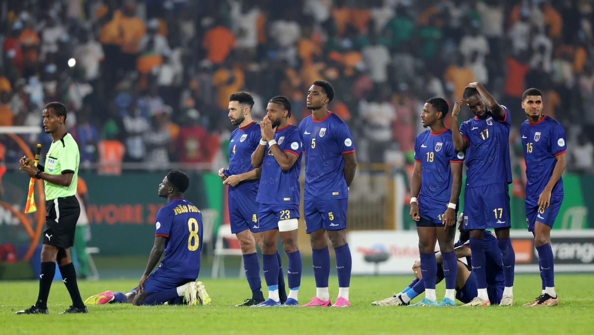 La selección de Cabo Verde, en la CAN 2023.