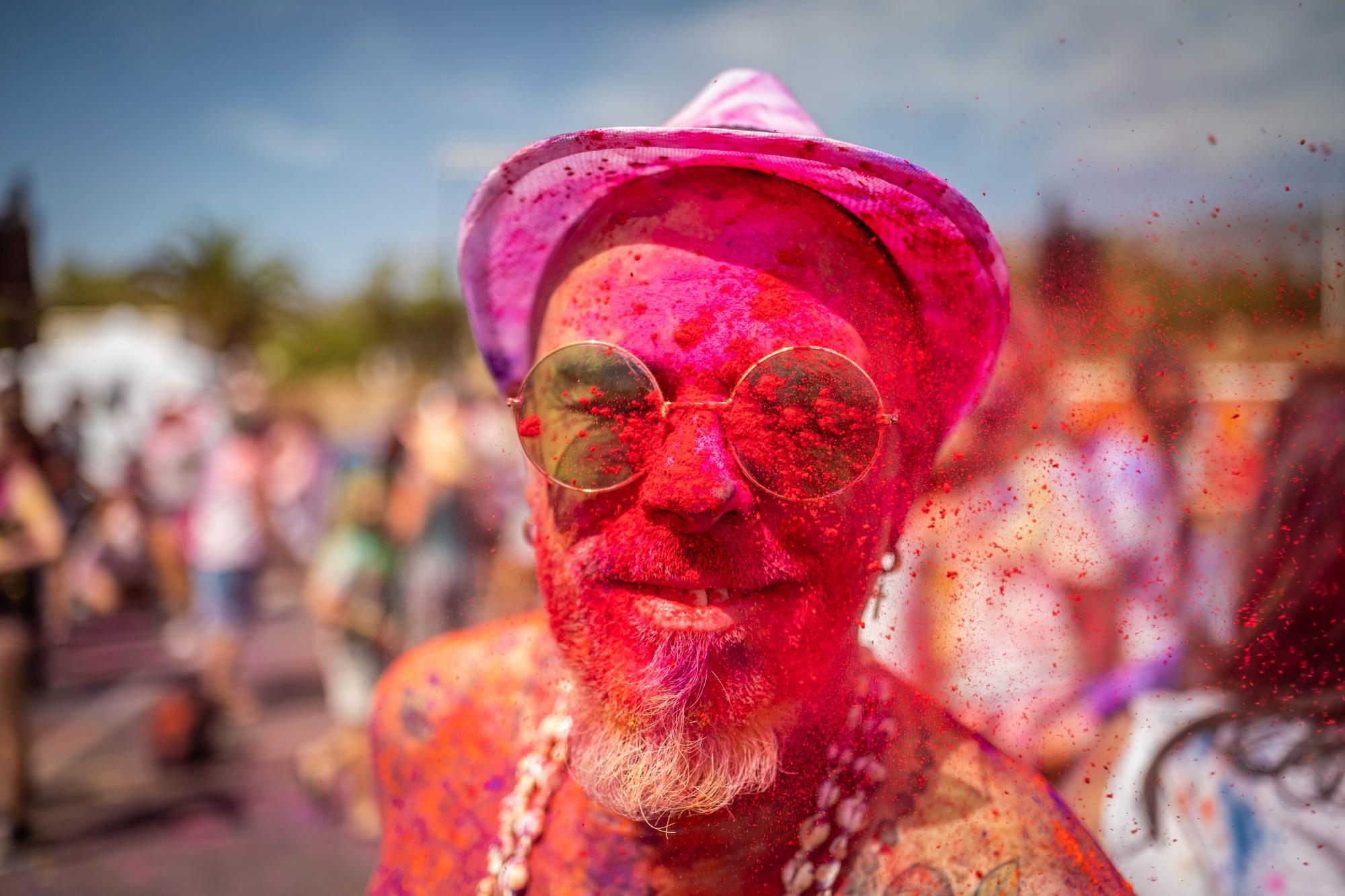 Celebración del Holi en Adeje