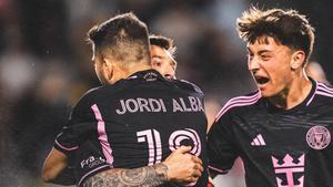 ¿A qué te recuerda esta conexión? Messi y Jordi Alba rescatan un punto para el Inter Miami ante el LA Galaxy de Riqui Puig