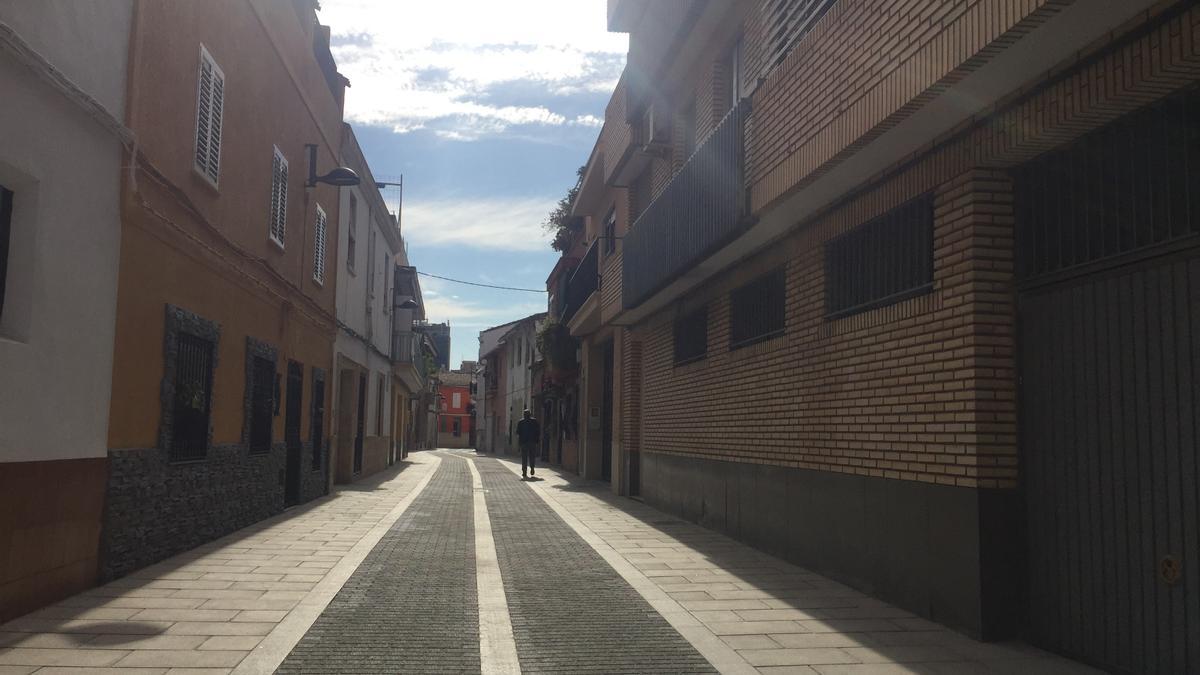 Una de las calles del barrio donde actúa la asociación.