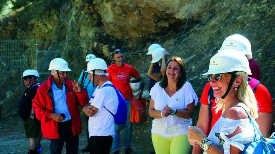 Los asistentes a la jornada solidaria del lunes.