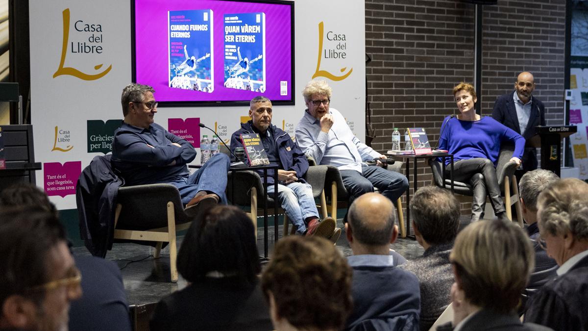 Una imagen de la presentación del libro &quot;Cuando fuimos eternos&quot;, de Luis Martín