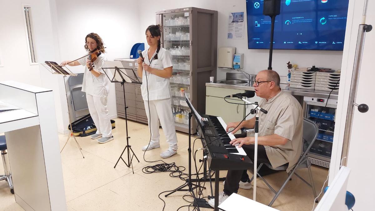 La música arriba a l'UCI de l'hospital d'Igualada