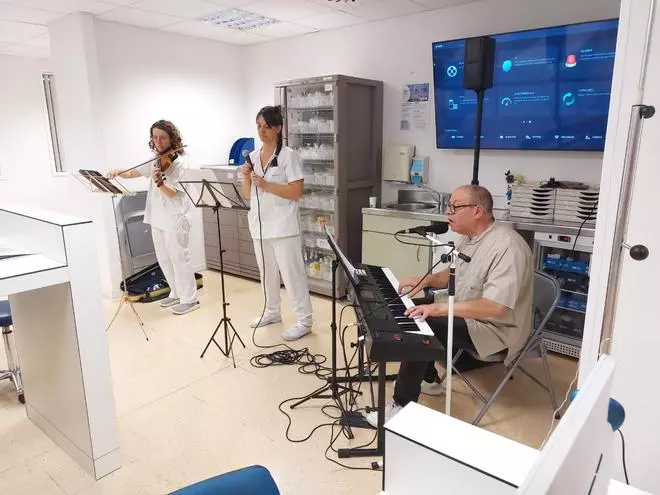 La música arriba a l'UCI de l'hospital d'Igualada