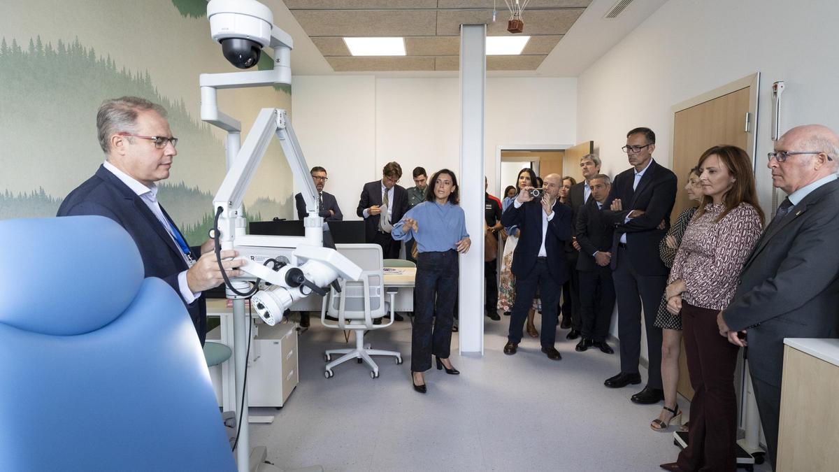 Presentación de una de las salas de exploración de la nueva Casa de la Infancia.