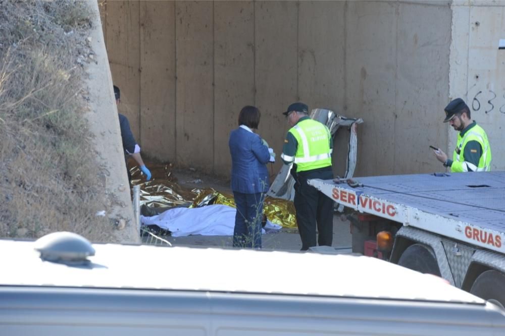 Grave accidente en la autovía Lorca-Águilas