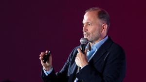 Chus Bueno, durante una conferencia como Director General Iberia de LEGENDS antes de aceptar el cargo de CEO de la Euroliga