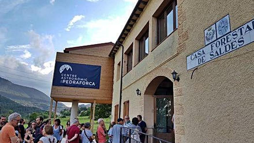 Saldes fa la presentació del Centre Astronòmic Pedraforca