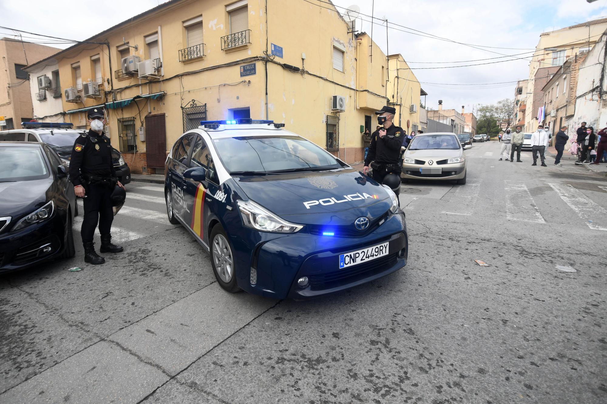 Golpe al cultivo de marihuana en el Espíritu Santo de Espinardo