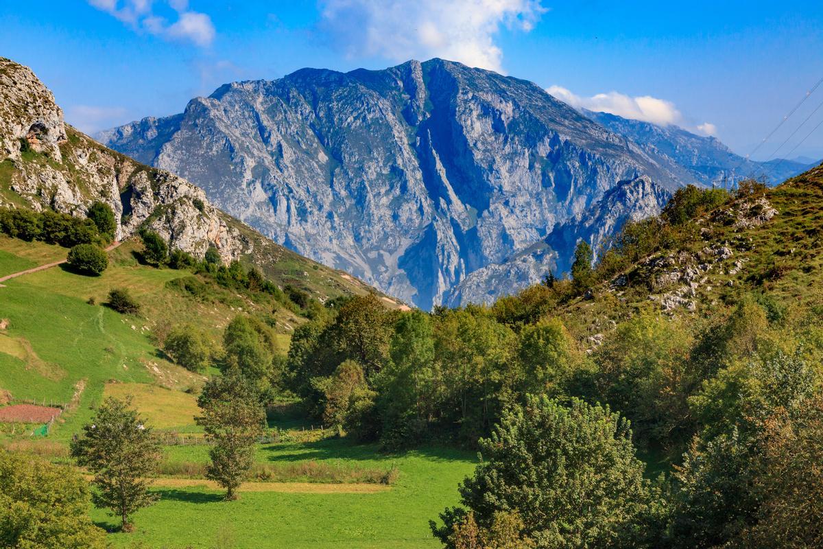 Vistas del Parque Nacional de los Picos de Europa desde Tresviso