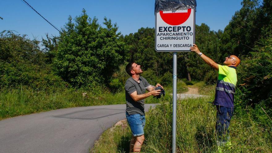 A Illa limita el acceso con vehículos al Faro de Punta Cabalo y a la playa de O Bao