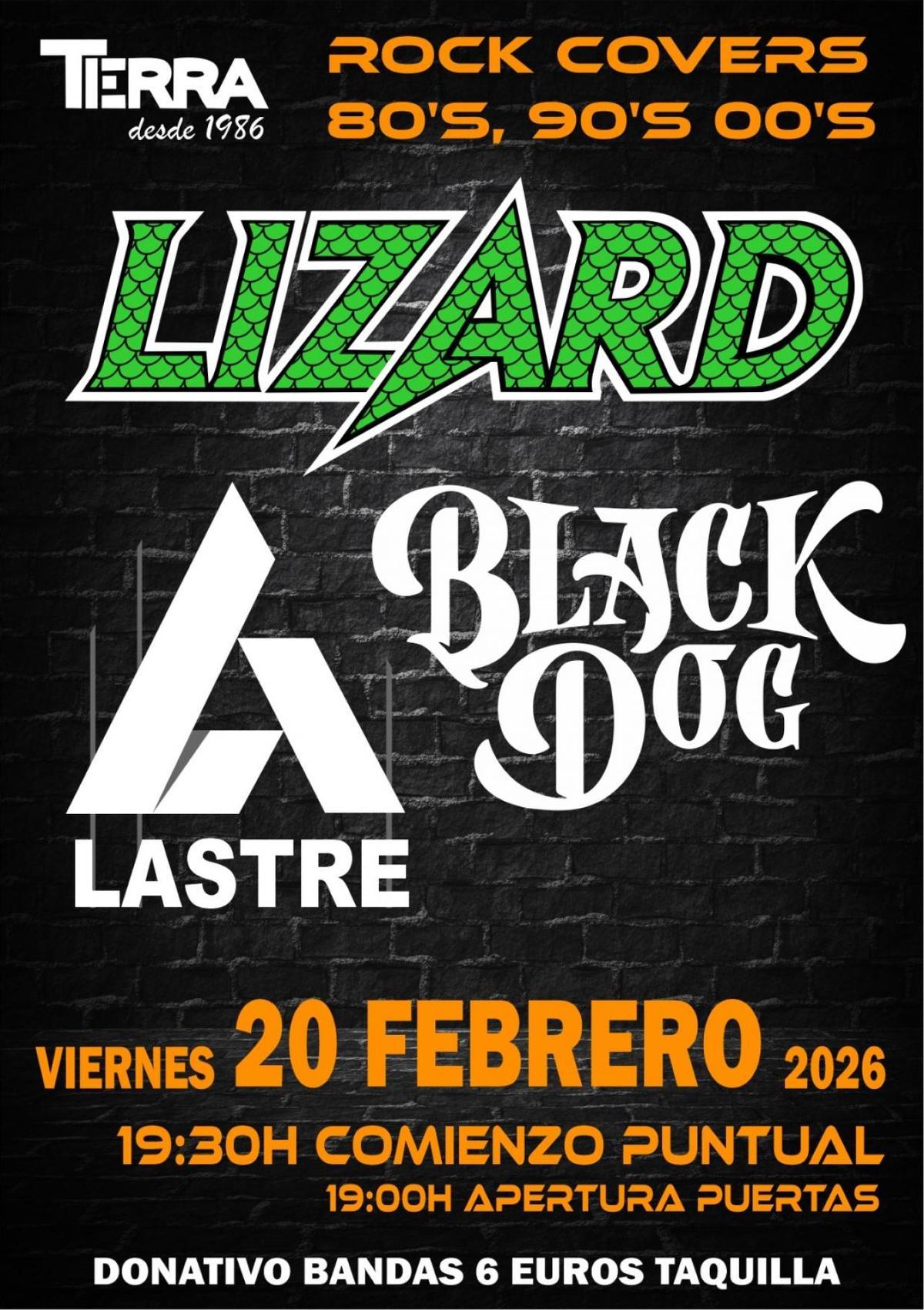 Lizard + Black Dog + Lastre