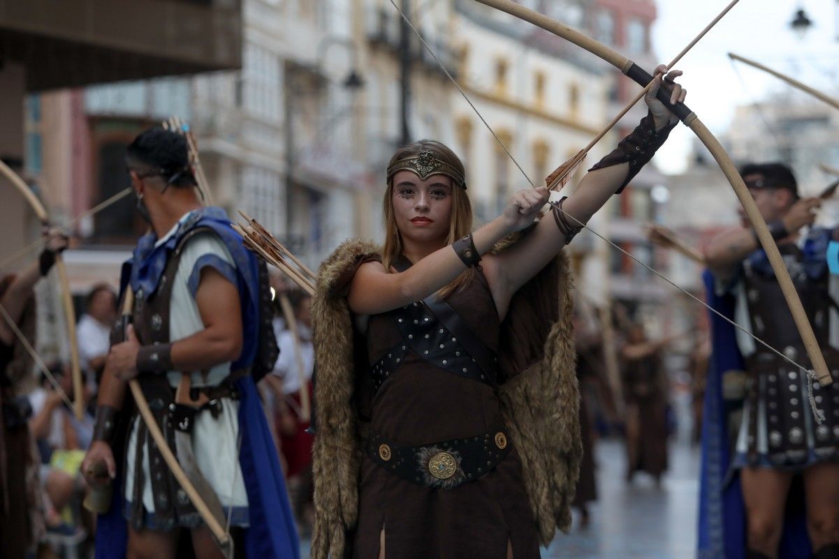 Todas las imágenes del Desfile General de Tropas y Legiones de este sábado en Cartagena