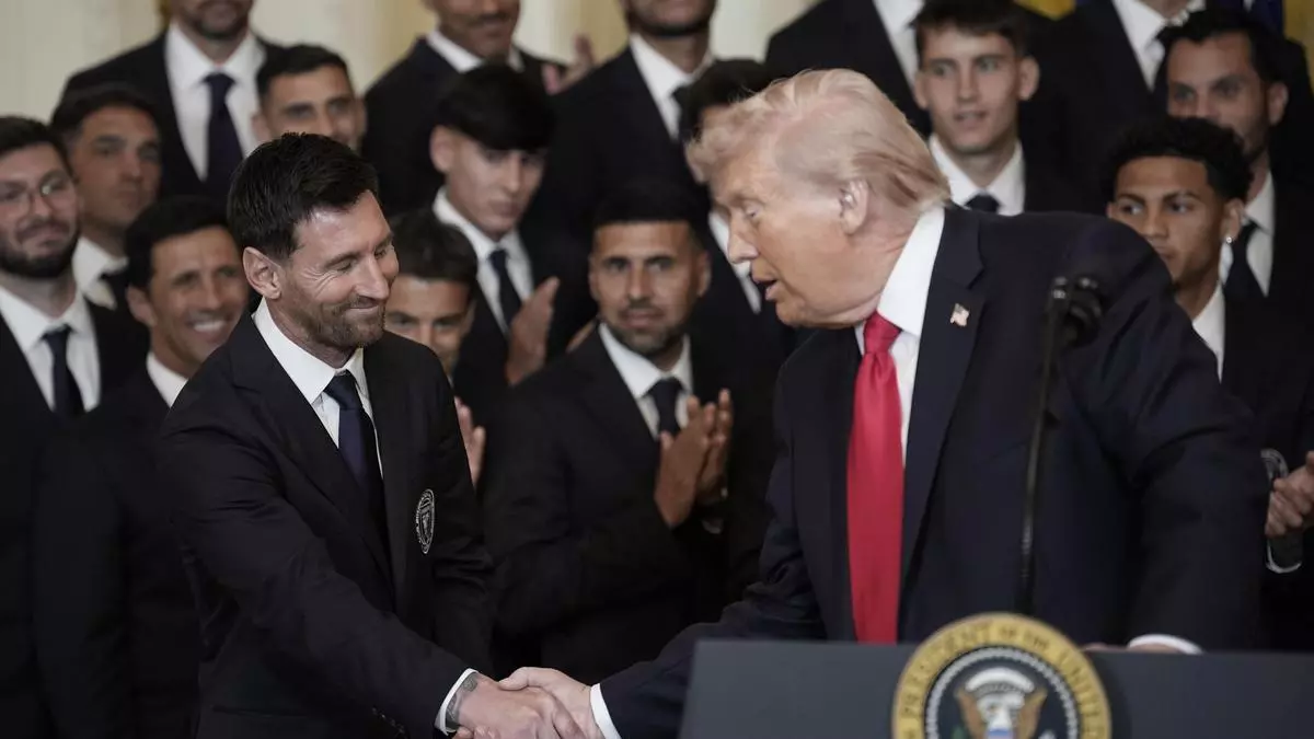 Trump recibe a Messi en la Casa Blanca: "Creo que es mejor que Pelé"