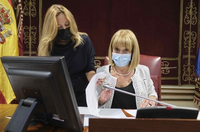 Pleno en el Parlamento de Canarias, 27/10/2021