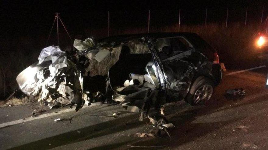 Un accidente de tráfico en Salamanca deja tres muertos y dos heridos