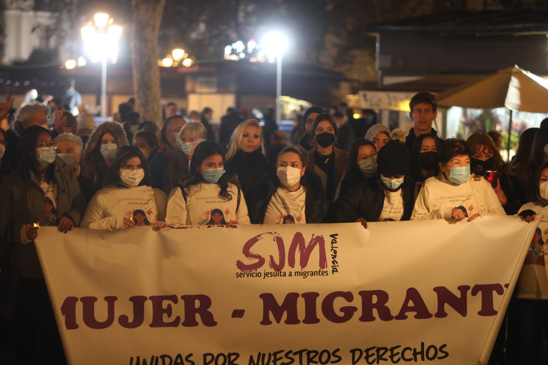 Manifestación en València por el Día Mundial de las Migraciones