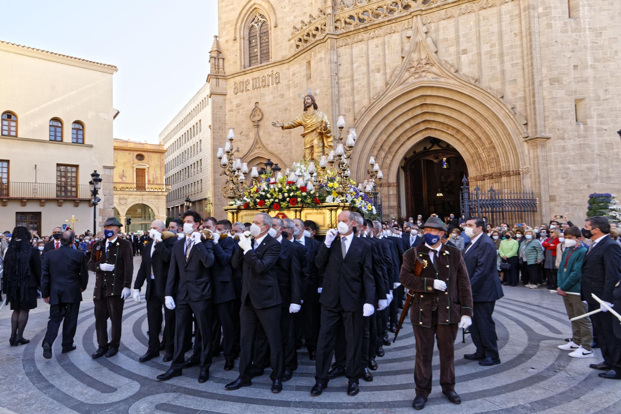 Procesión del Encuentro de Pascua en Castelló.