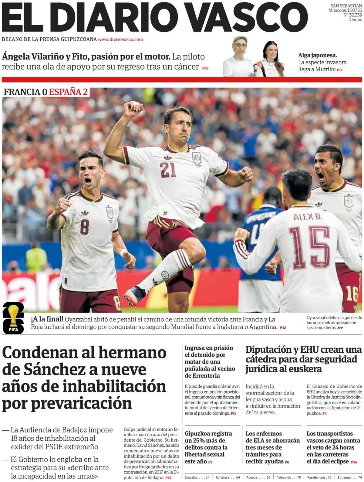 Estas son las portadas de la prensa deportiva de hoy