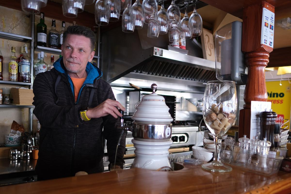 Marko Lemansky, propietario de un negocio y presidente de la Junta del Centro Comercial Metro de Playa del Inglés.