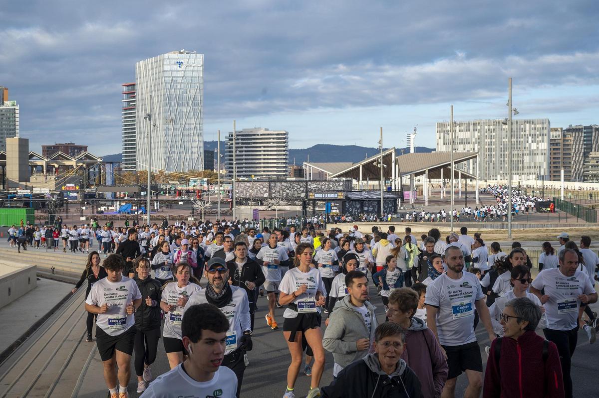 Barcelona corre contra el cáncer en el Fòrum