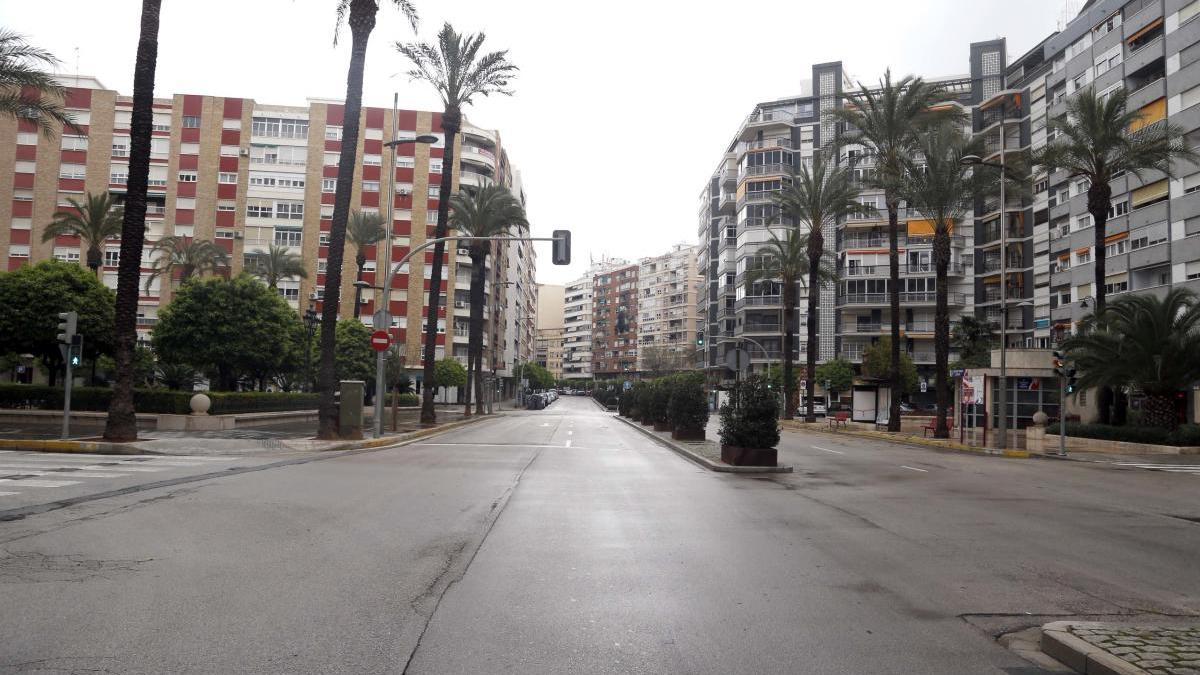 Calles y plazas vacías por el coronavirus.