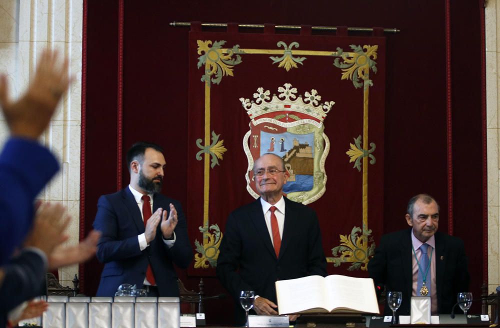 Pleno de investidura del Ayuntamiento de Málaga.