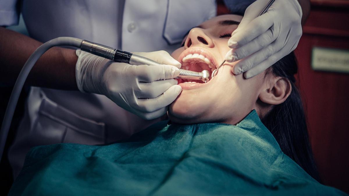 Paciente en el dentista.