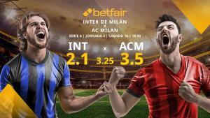 Inter de Milán vs. AC Milan: horario, TV, estadísticas, clasificación y pronósticos