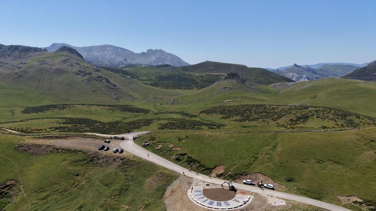Las obras del nuevo mirador de La Cubilla.