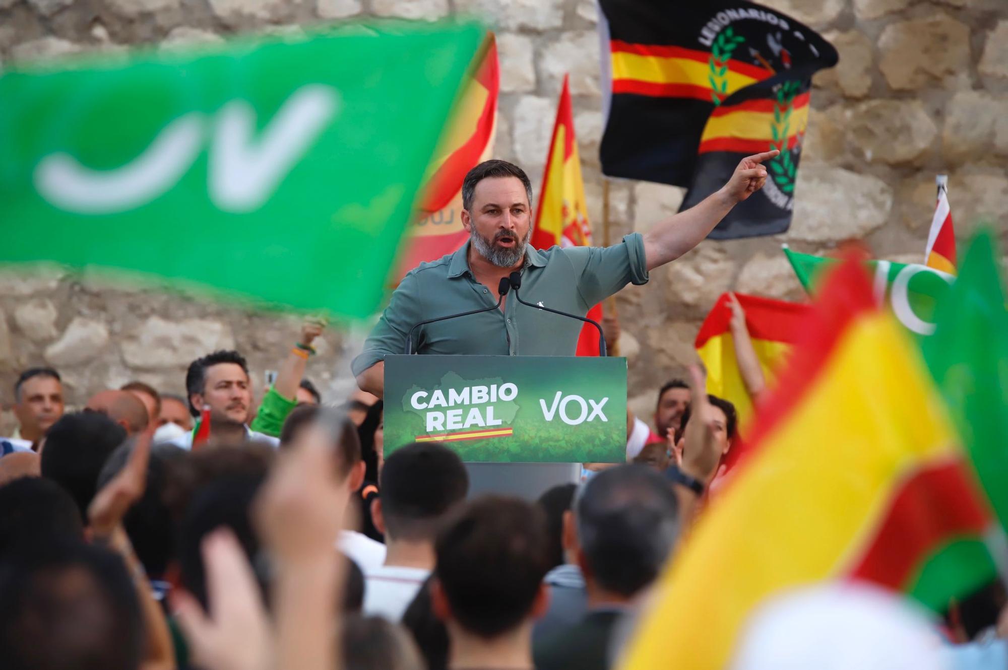 El mitin de Abascal y Olona en Lucena