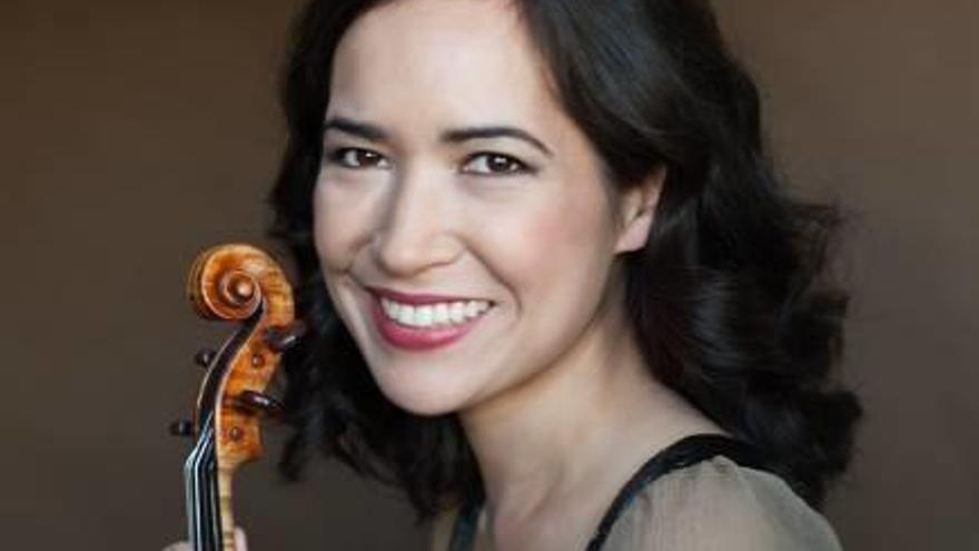 La violinista alemanya Viviane Hagner.