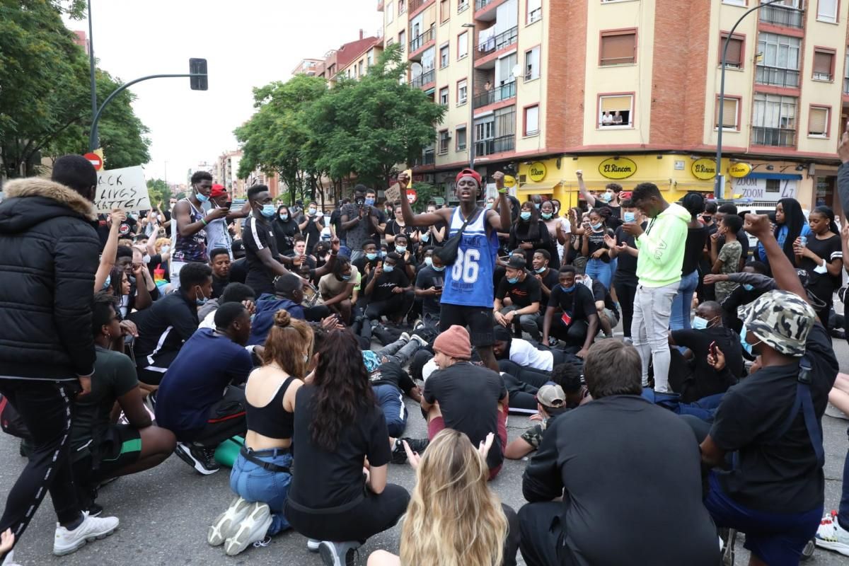 Manifestación antirracista en Zaragoza