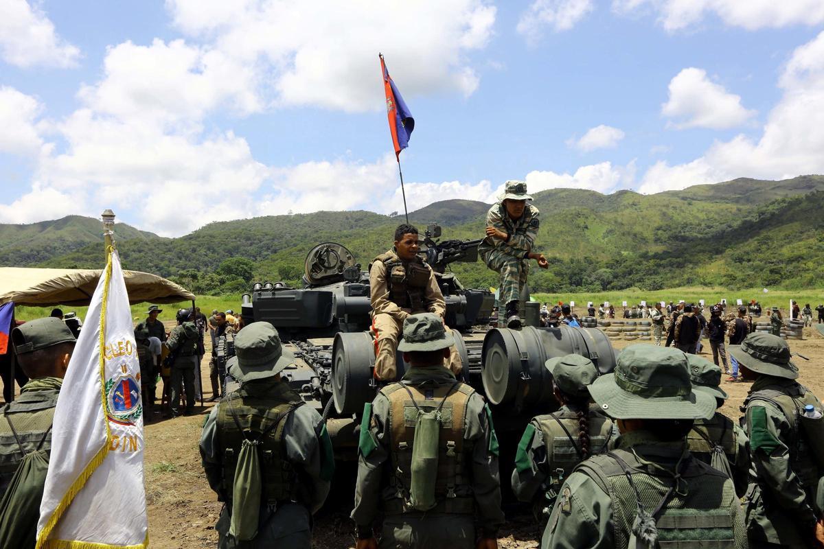 Ejercicios militares en Venezuela