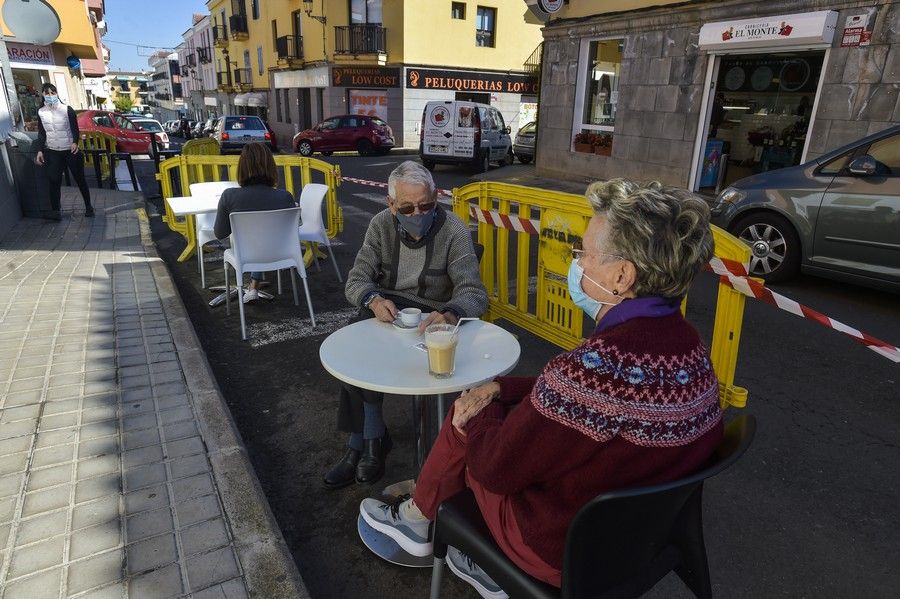 Así afrontan la alerta 3 los restaurantes y terrazas de Santa Brígida