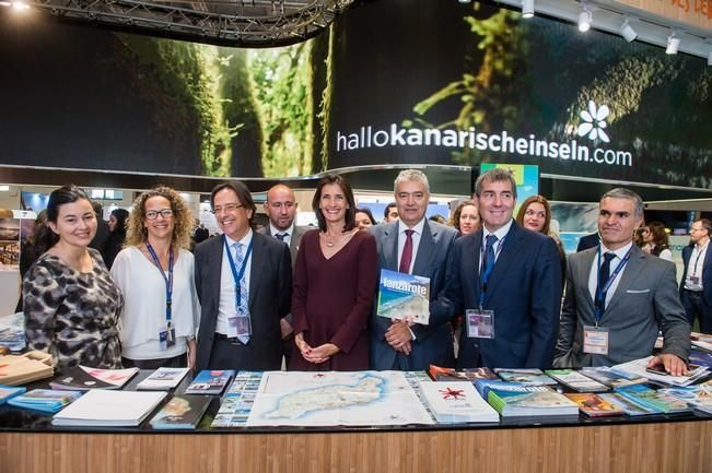 Inauguración Pabellón de Canarias ITB 2017.Berlín, 8 de marzo de 2017