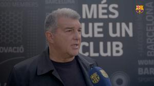 Laporta sobre la renuncia de Xavi: Acepto la fórmula porque me la propone una leyenda del barcelonismo