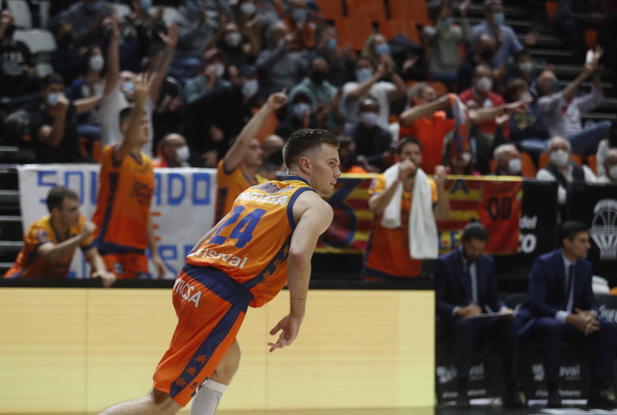 Espectacular remontada de Valencia Basket frente al Surne Bilbao