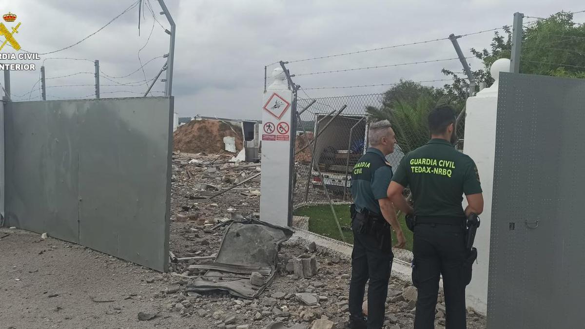 Explosión en la pirotecnia de Vilamarxant