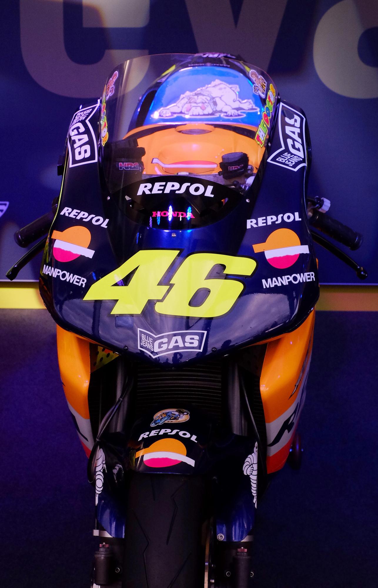 Las motos con las que triunfó Valentino rossi