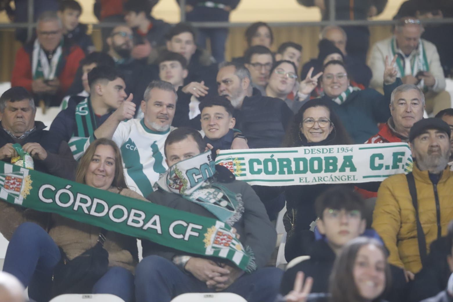 Córdoba CF-Atlético de Madrid B: las imágenes de la afición blanquiverde