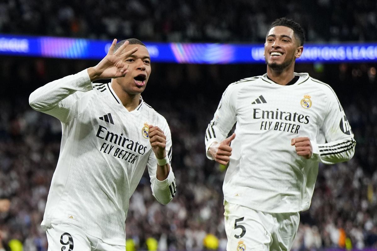 The last duel between Real Madrid and Manchester City was resolved with a hat trick from Mbappé.
