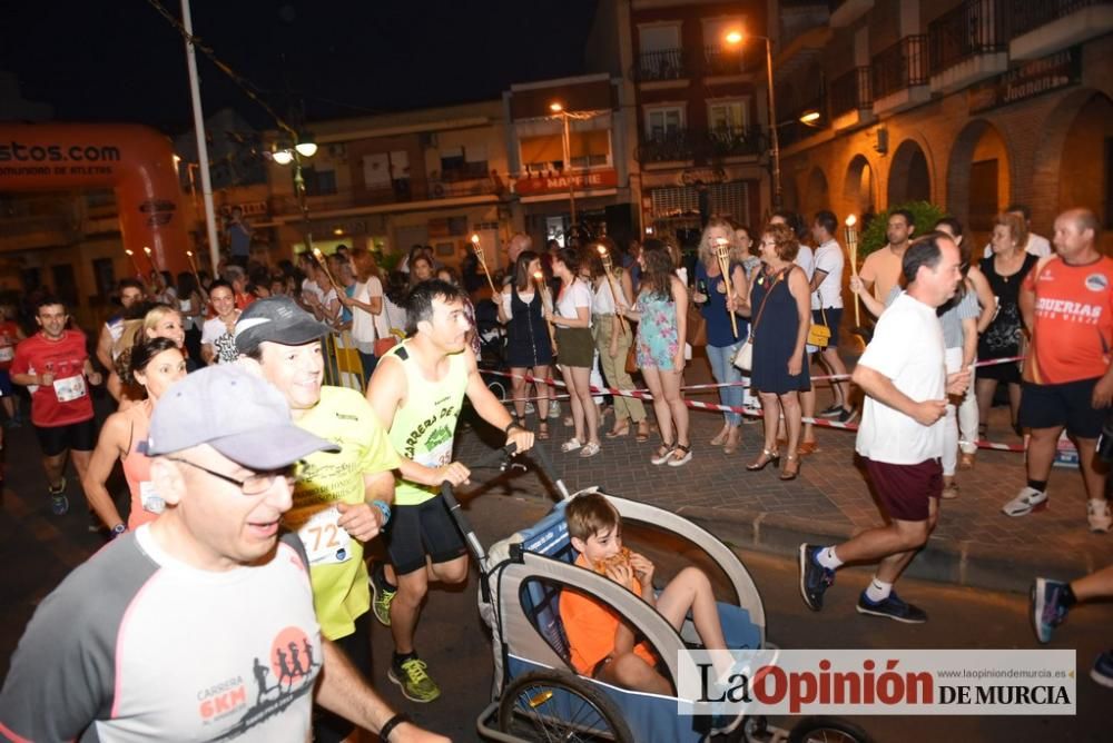 Carrera popular nocturna en Alquerías.