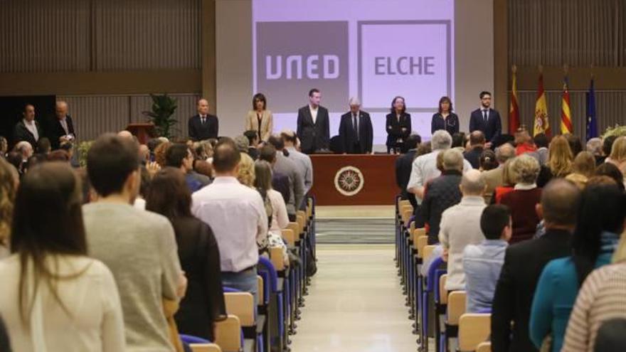 Inauguración del pasado curso académico de la Universidad Nacional de Educación a Distancia en Elche.