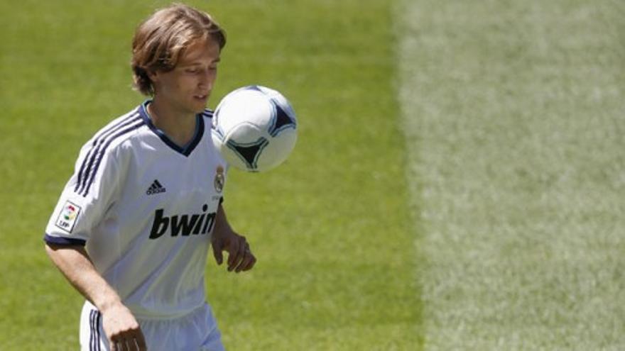 Luka Modric ya está en Madrid