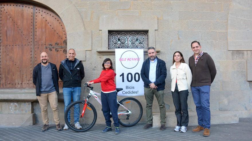 Olot posa en circulació un centenar de bicicletes en dos anys